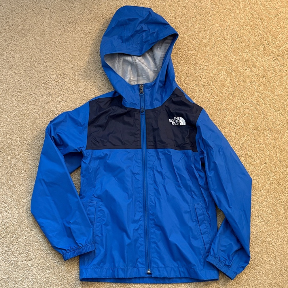 The North Face Kids Two-Tone Blue Raincoat